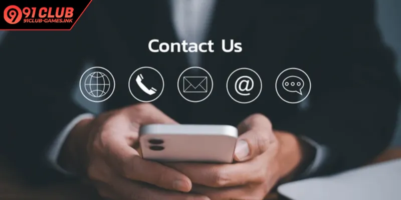 Contact us page explains support access for 91 club members