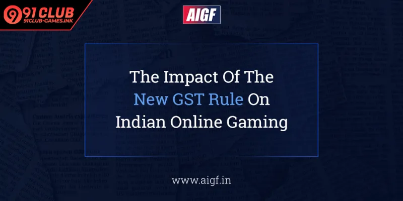 New Gst Rules For Online Gaming India Affect Player Returns